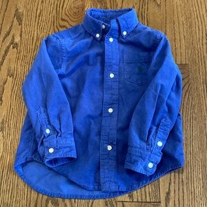 Corduroy button down shirt
